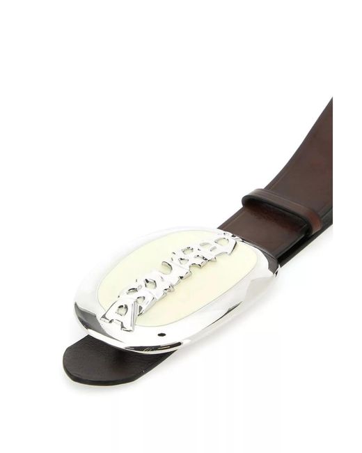 DSquared² Metallic Leather Belt