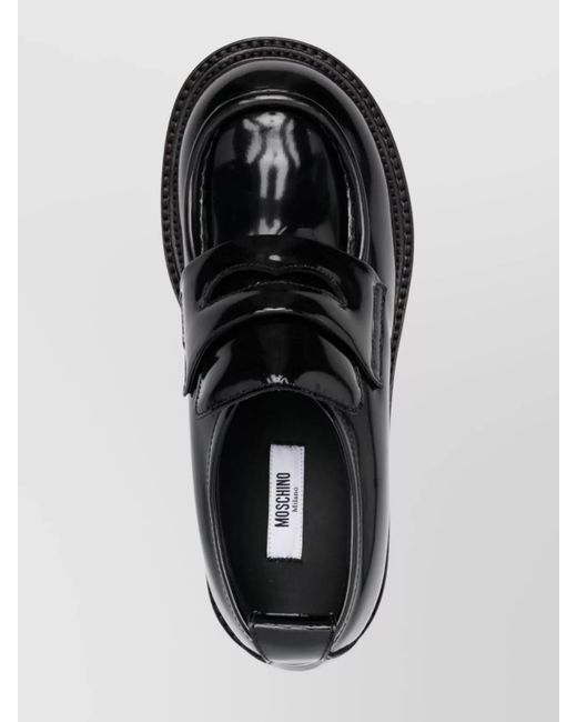 Moschino Multicolor Leather Loafers