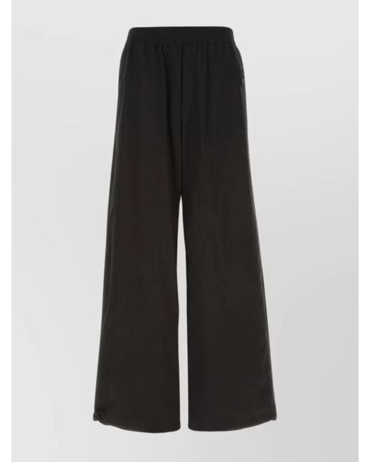 Off-White c/o Virgil Abloh Black Wide-Leg Trousers for men