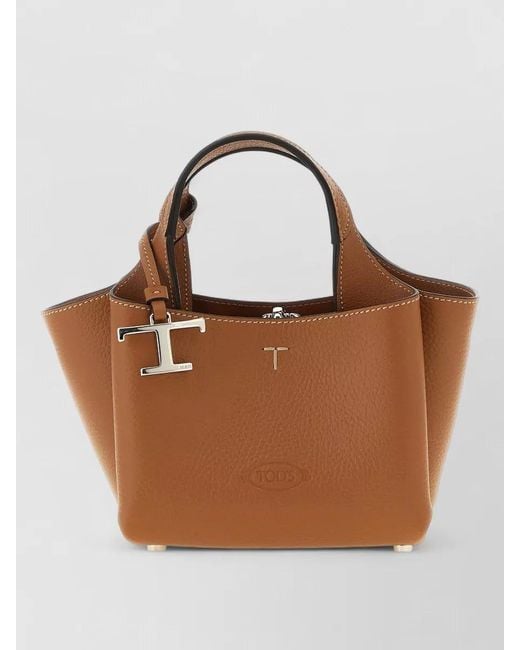 Tod's Brown Micro Leather Mini Bag