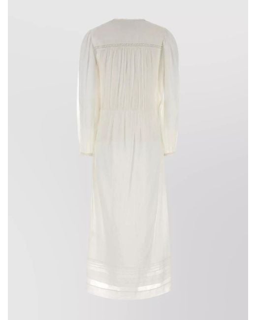 Isabel Marant White Cotton Midi Dress