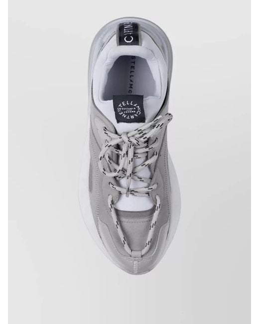 Stella McCartney White Vegan Leather Chunky Sneakers