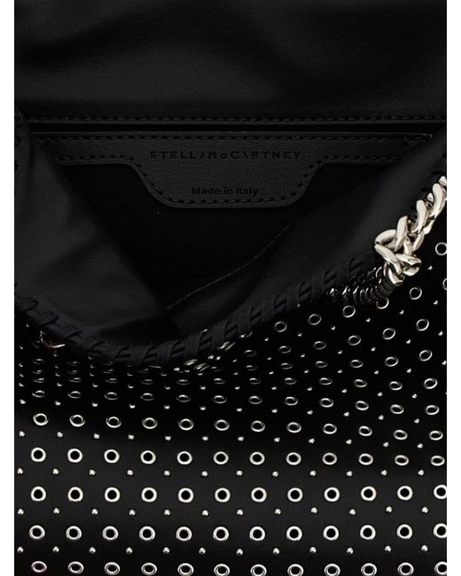 Stella McCartney Black Mini Falabella Shoulder Bag