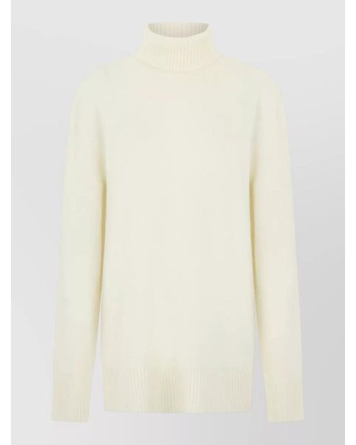 Totême Natural Cashmere Turtleneck Sweater Long Sleeves