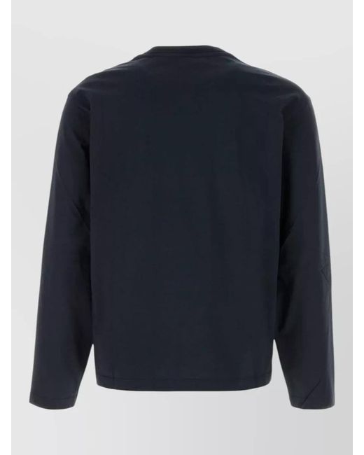 Jil Sander Blue Cotton T-Shirt for men
