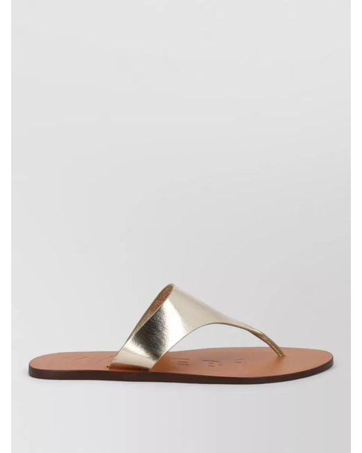 Manebí Multicolor Leather Toe-Post Sandals
