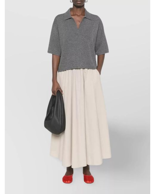 Herno Natural Stretch Full Skirt
