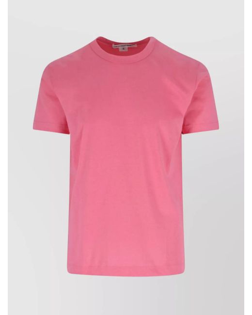Comme des Garçons Pink Short Sleeve T-Shirt for men