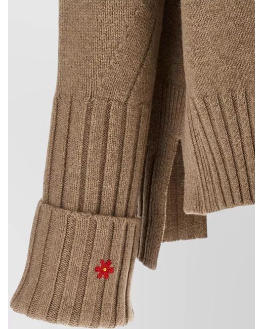 Tory Burch Brown Wool Sweater