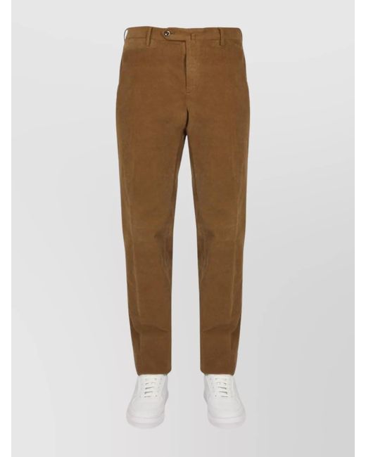 PT Torino Natural Slim-Fit Straight-Leg Trousers for men