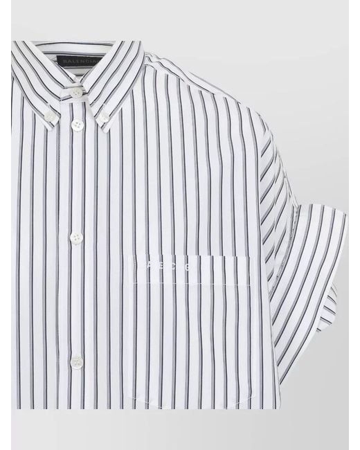 Balenciaga Blue Shirt