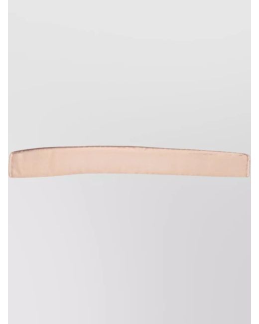 Peserico Natural High Waist Straight Leg Tailored Pants