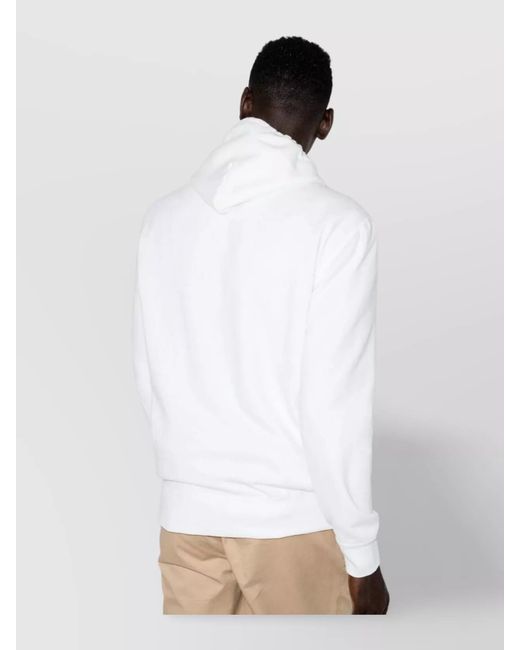 Polo Ralph Lauren White Cotton Hoodie for men