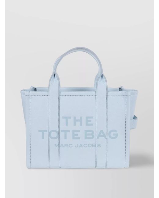Marc Jacobs Blue Small Leather Tote With Adjustable Strap