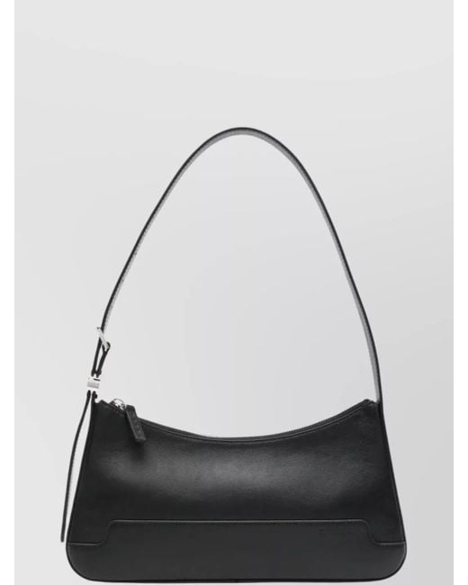 Marni Black Leather Shoulder Bag Adjustable Strap