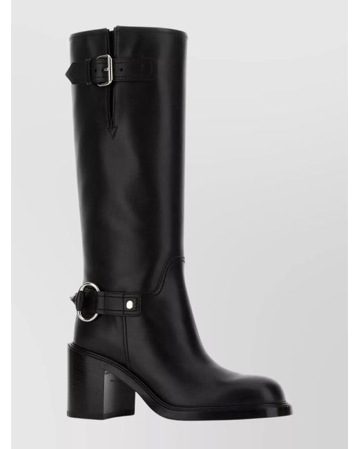 Gucci Black Leather Boots