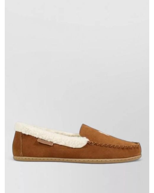 Ralph Lauren Brown Suede Leather Slippers