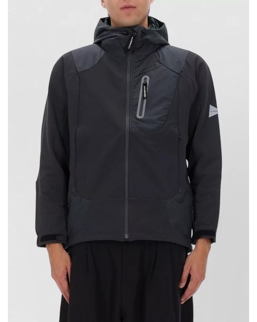 And Wander Blue Hooded Jacket for men