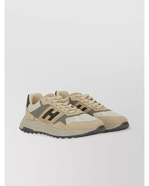 Hogan Natural Leather Low-Top Sneakers for men