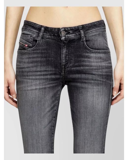 DIESEL Gray Denim Bootcut Flared Trousers