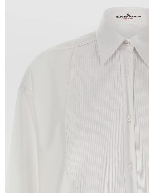 Ermanno Scervino White Cotton Shirt