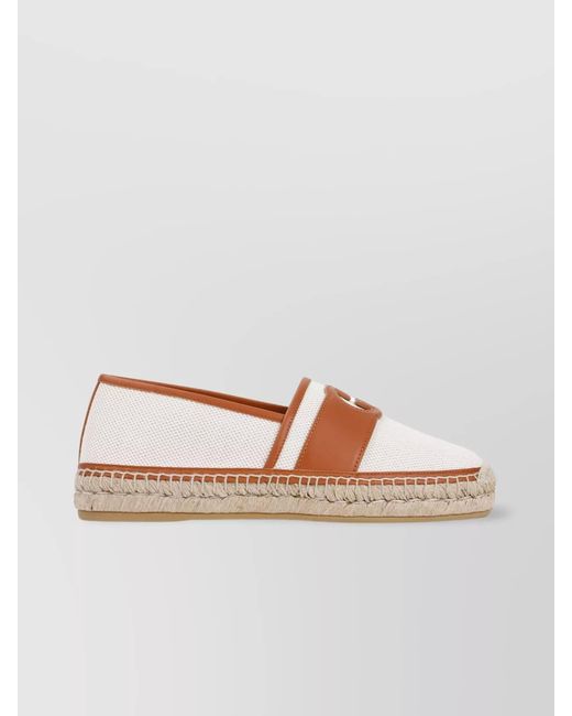 Gucci White Canvas Espadrilles for men
