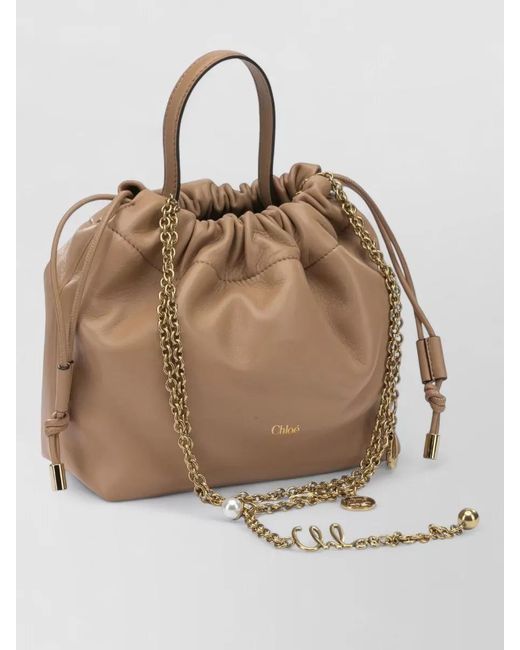 Chloé Natural Icons Small Leather Shoulder Bag