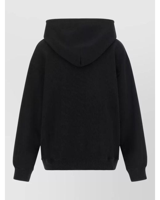 MM6 by Maison Margiela Blue Numeric Signature Hooded Sweatshirt Kangaroo Pocket
