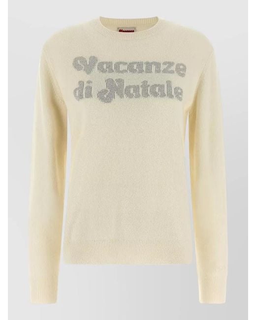 Mc2 Saint Barth Natural New Queen Vacanze Di Natale Knit Sweater