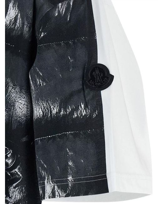 Moncler Genius Black Cotton T-Shirt for men