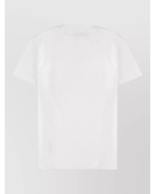 Versace Jeans Couture White Short Sleeve Crew Neck Cotton T-Shirt for men