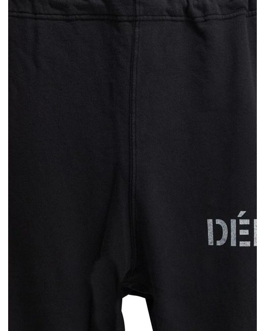 GALLERY DEPT. Black Cotton Track Pants for men