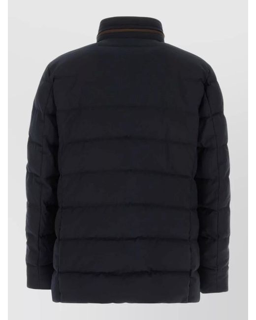 Moorer Blue Ilvo Hooded Down Jacket Polyester Blend for men