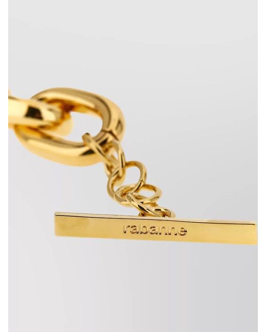 Rabanne Metallic Metal Link Bracelet