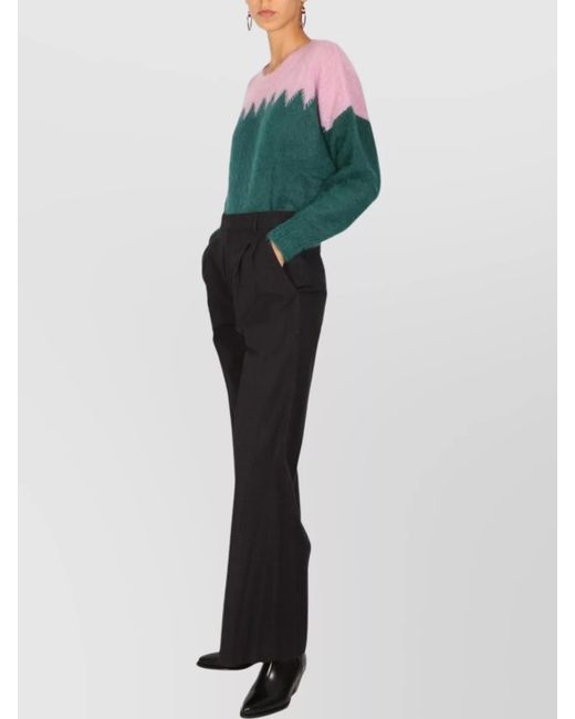 Isabel Marant Black Jessini Wide-Leg Trousers