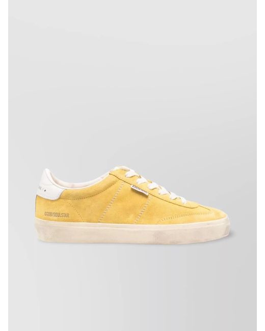 Golden Goose Deluxe Brand Multicolor Star Suede Panelled Round Toe Sneakers
