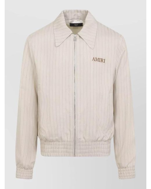 Amiri Natural Striped Lightweight Jacket for men