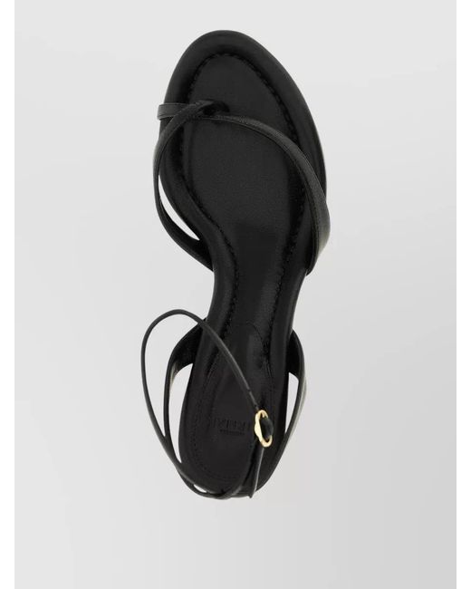 Alexandre Birman Gray Leather Sandals