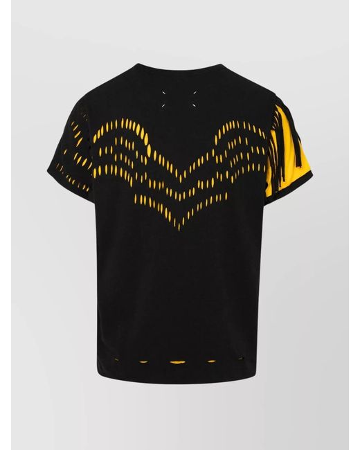 Maison Margiela Yellow Double Layer T-Shirt for men
