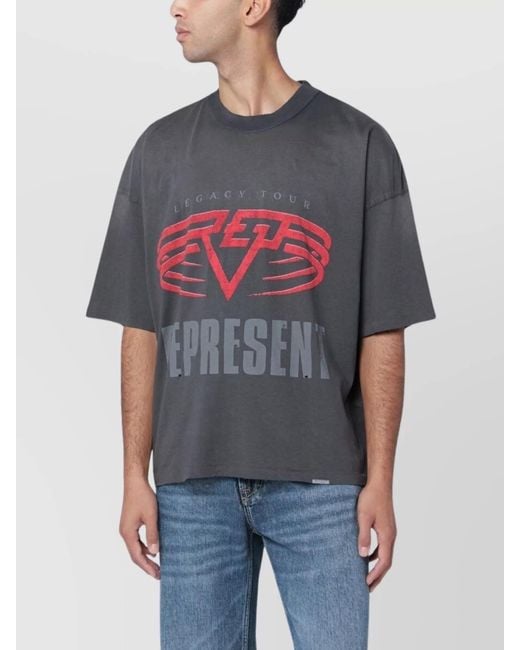 Represent Gray Reversible T-Shirt for men