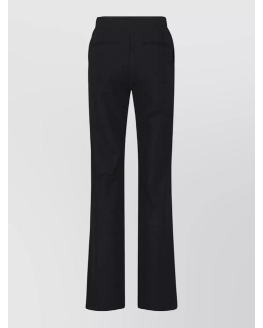DIESEL Black Wide-Leg Trousers