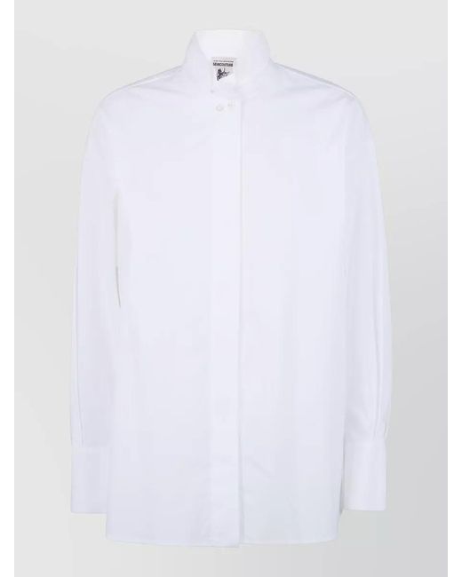 Semicouture White Cotton Shirt