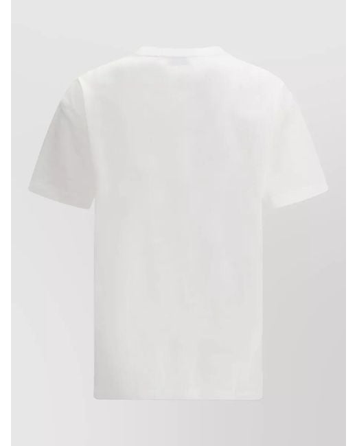 Off-White c/o Virgil Abloh White Cotton Logo Print T-Shirt