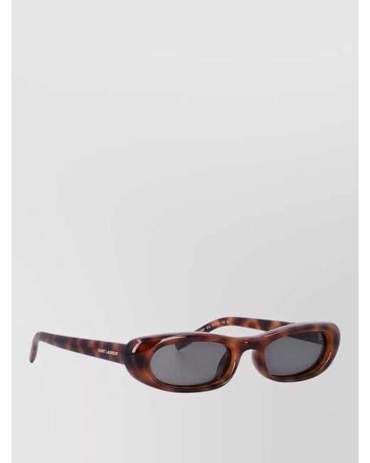 Saint Laurent Gray Plump Sl 557 Acetate Frame Sunglasses