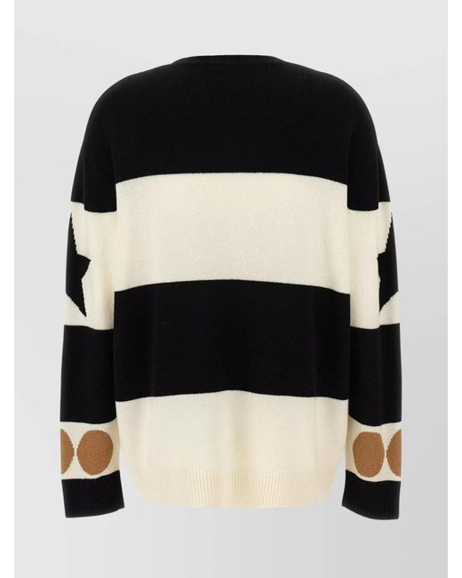 Max Mara Black 'Dirce' Crew Neck Sweater