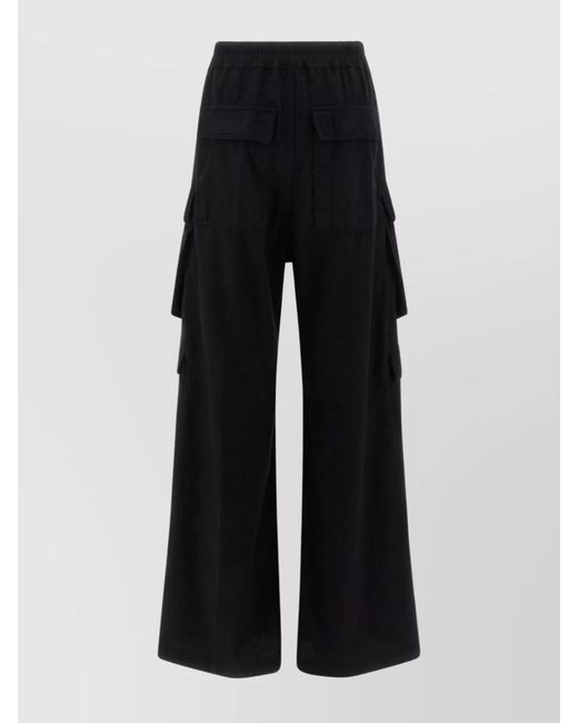 Rick Owens Black Cargobelas Pants