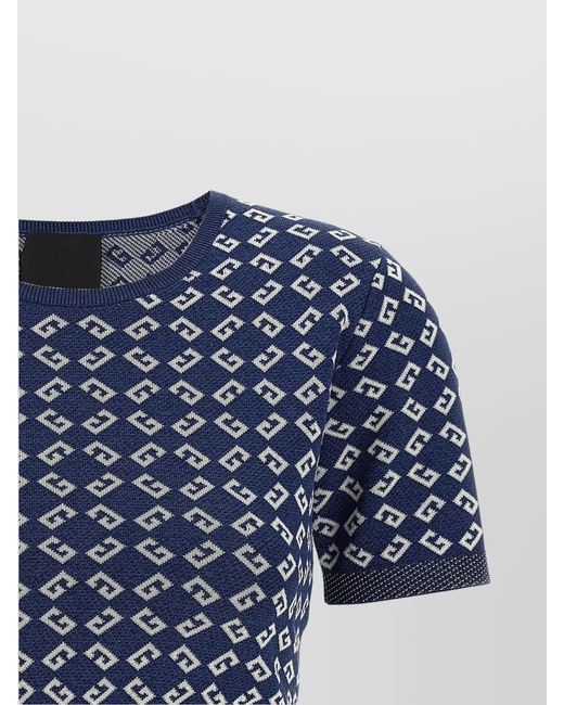 Givenchy Blue Cropped Top