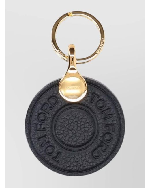 Tom Ford Blue Leather Key Case for men