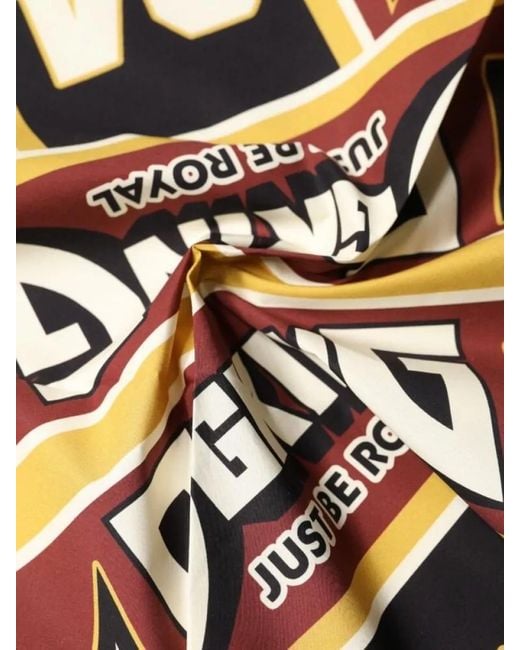 Dolce & Gabbana Black Dg King Square Silk Foulard for men