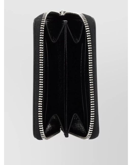 Courreges Gray Leather Wallet